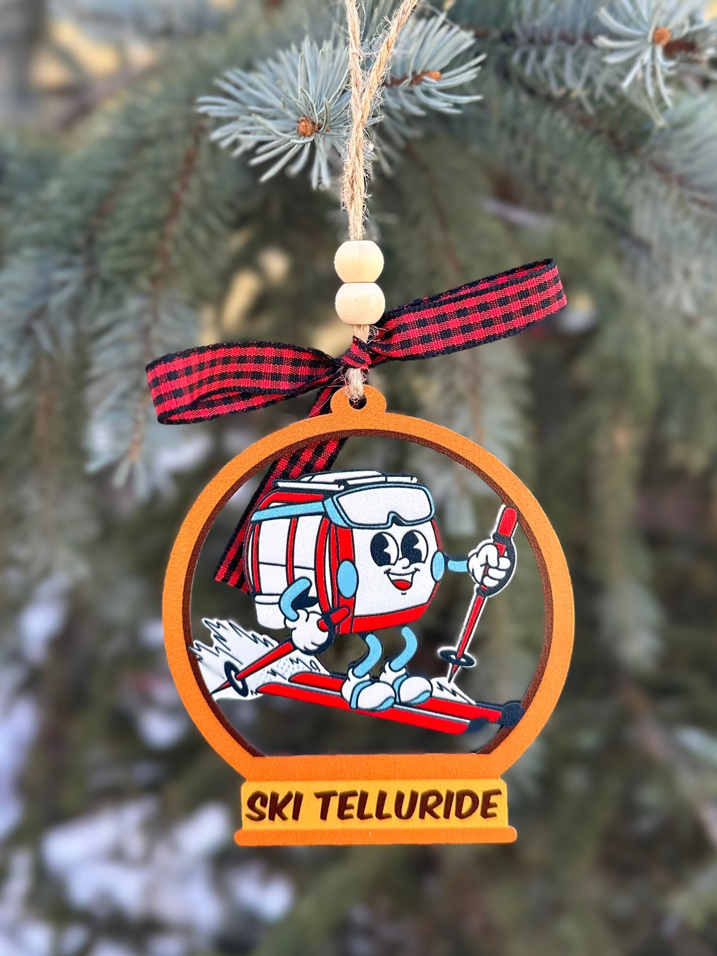 Telluride Gondola Christmas Tree Ornament