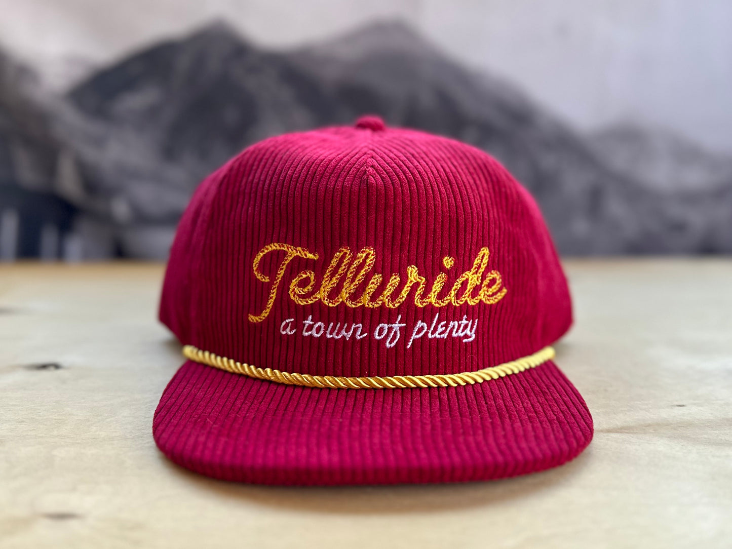 Telluride of Plenty Corduroy Hat - Red