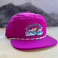 Telluride Snow Rainbow Nylon Hat - Hot Pink