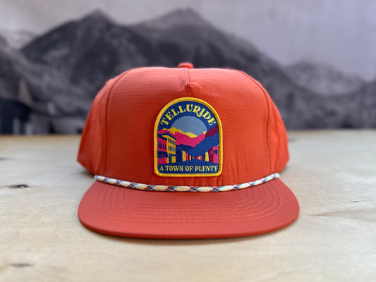 Telluride Alpenglow Nylon Hat - Salmon