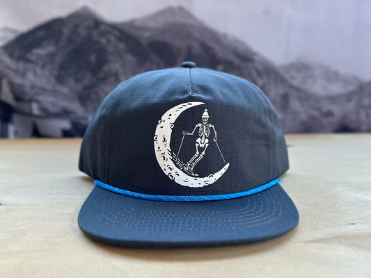 Ski Moon Ripstop Cotton Hat - Navy