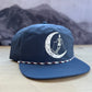 Ski Moon Nylon Hat - Navy