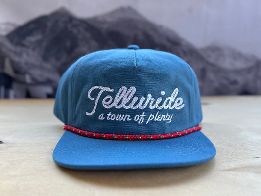 Telluride of Plenty Canvas Hat - Blue