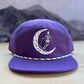 Ski Moon Canvas Hat - Purple