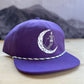 Ski Moon Canvas Hat - Purple