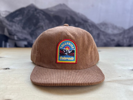 Telluride Town Corduroy Hat - Brown