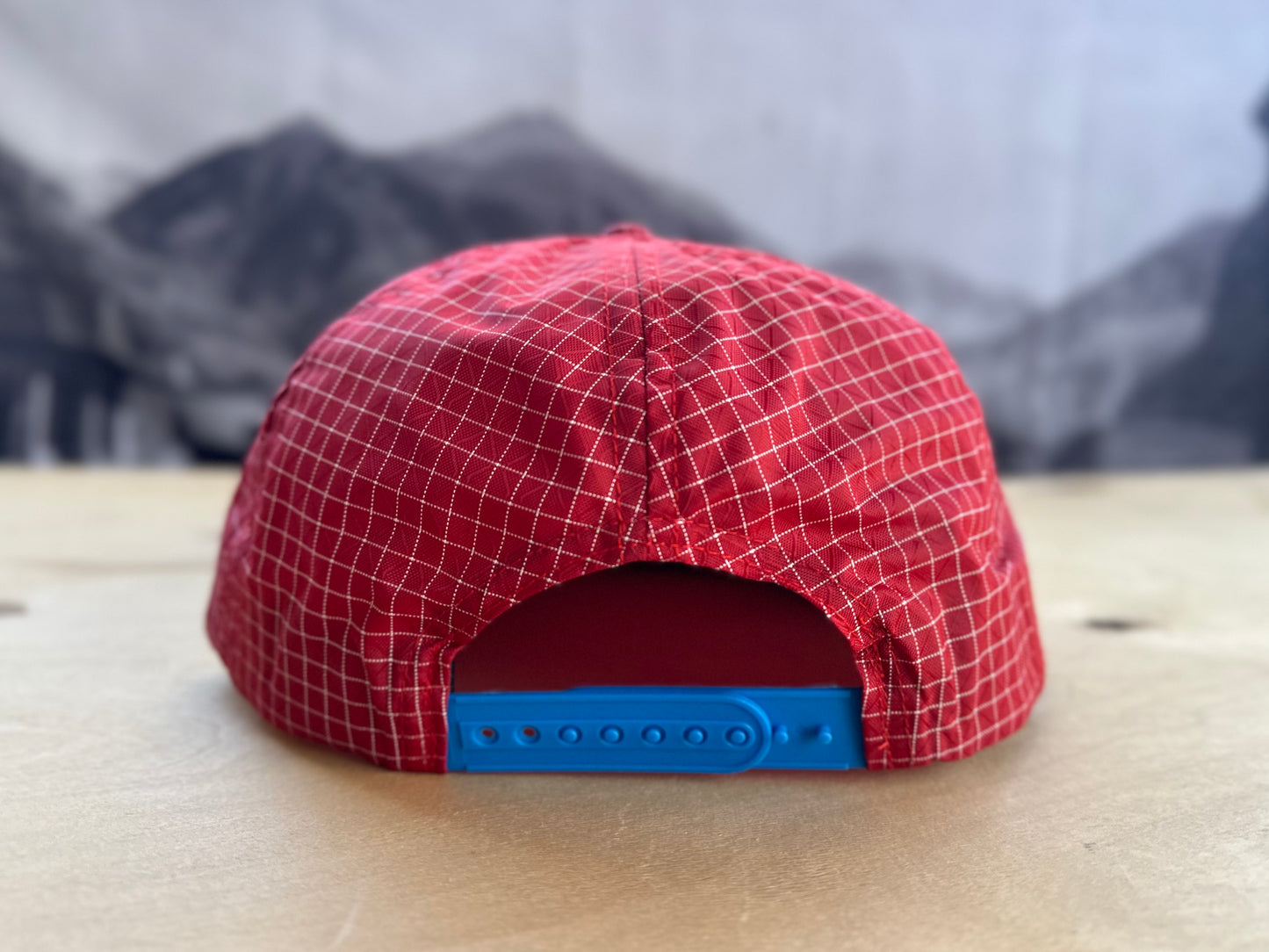 Telluride Town Nylon Grid Hat - Red