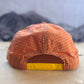 Orange Sunshine Bolt Nylon Grid Hat