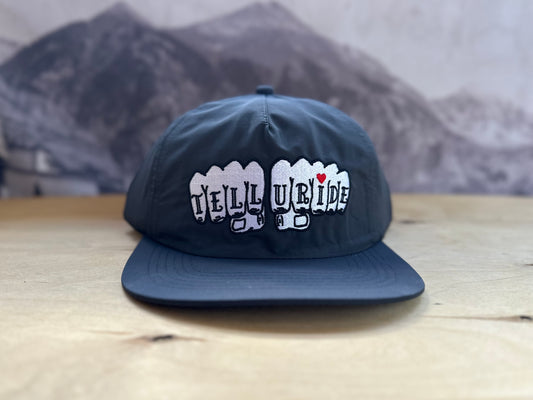 Telluride Knuckles Nylon Hat - Charcoal