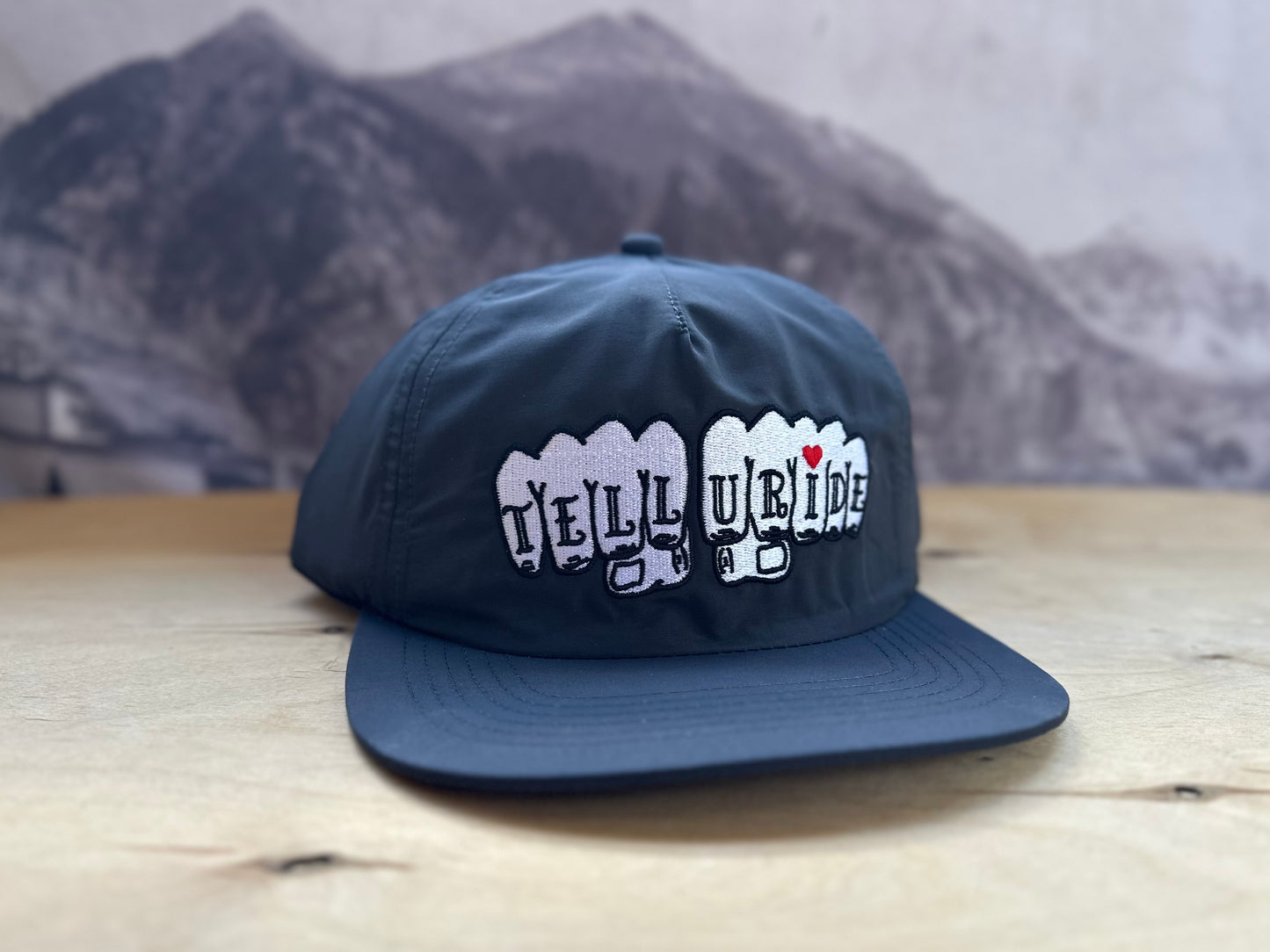 Telluride Knuckles Nylon Hat - Charcoal