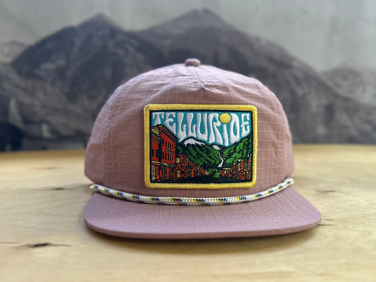 Telluride Sky Ripstop Hat - Mauve