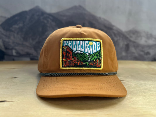 Telluride Sky Canvas Hat - Orange