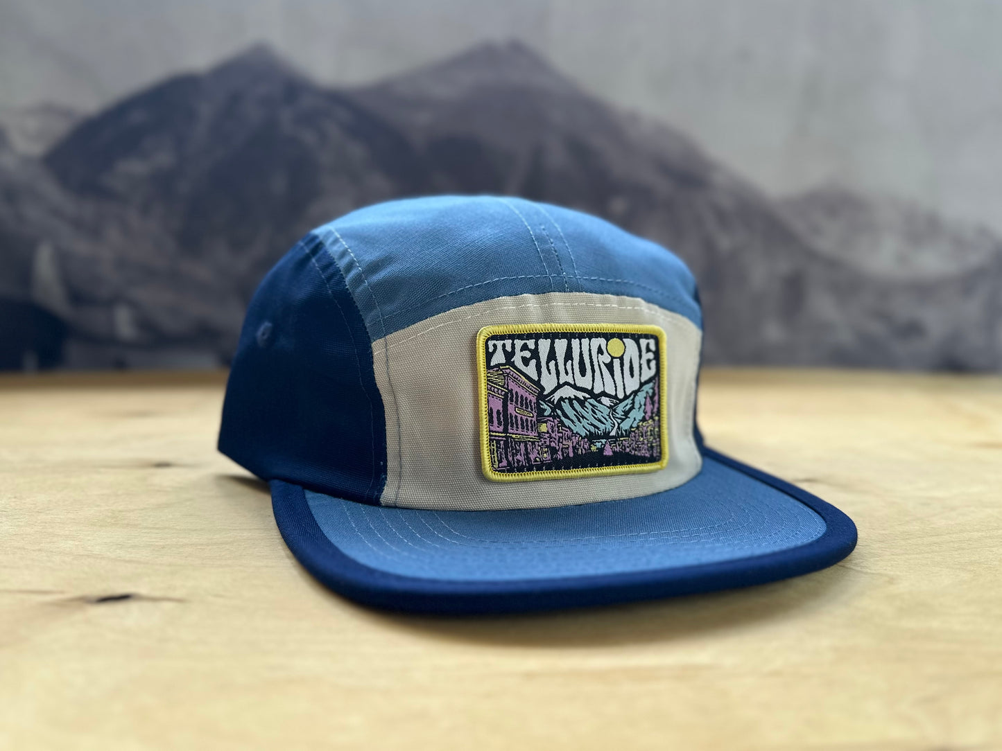 Telluride Canvas Running Hat - Blue Sky