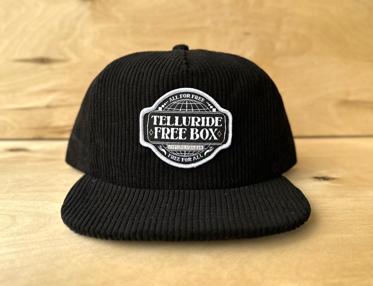 Telluride Free Box Corduroy Hat - Black