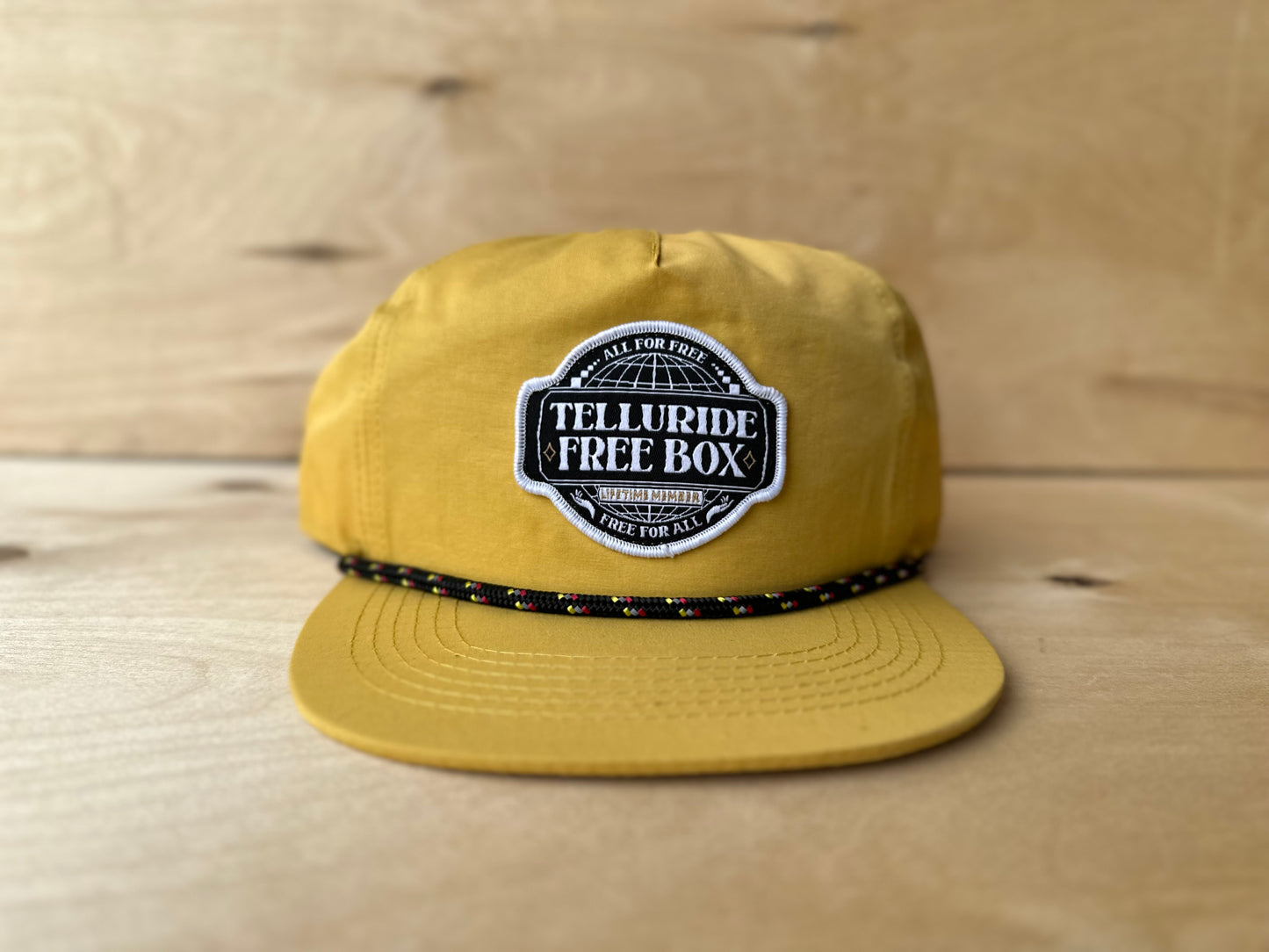 Telluride Free Box Nylon Hat - Gold