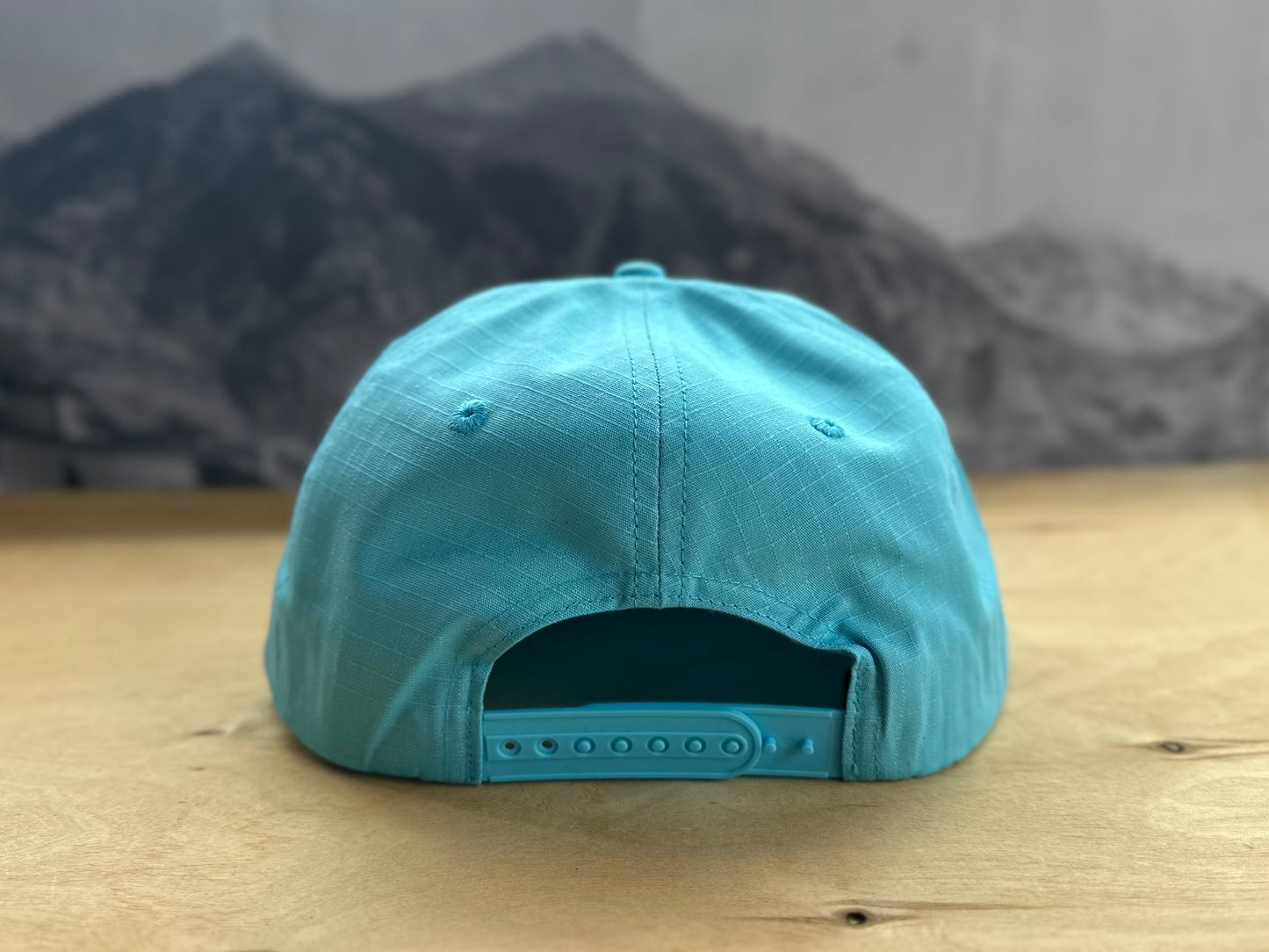 Telluride Rainbow Ripstop Hat - Aqua Blue