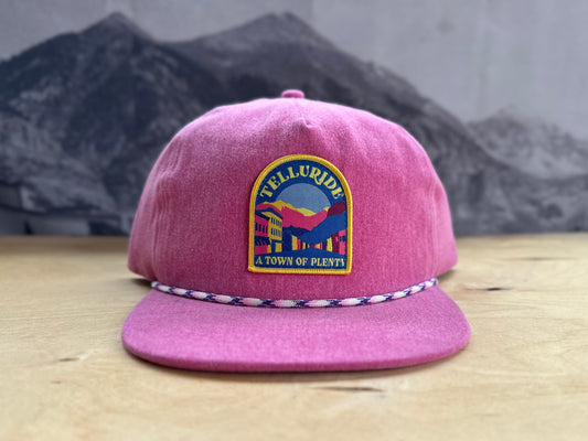 Telluride Alpenglow Washed Cotton Hat - Pink