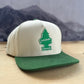 Telluride Happy Tree Canvas Hat - White/Green