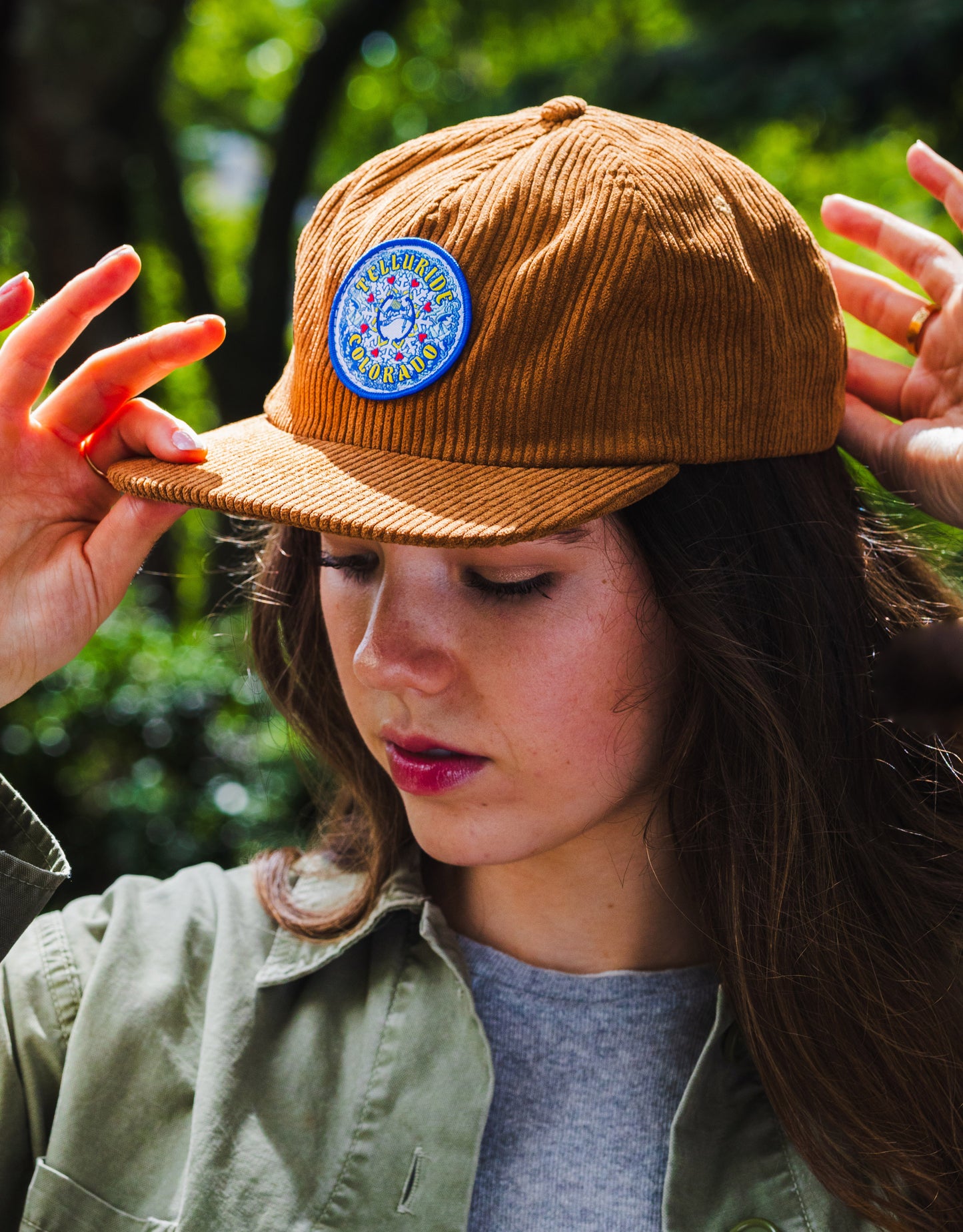 Telluride Ullr Ski Corduroy Hat - Brown