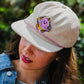 Octopus String Band Corduroy Hat - Ivory
