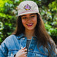 Octopus String Band Corduroy Hat - Ivory