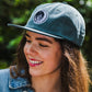 Cowboy Moon Washed Cotton Hat - Coal