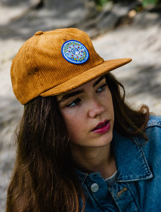 Telluride Ullr Ski Corduroy Hat - Brown