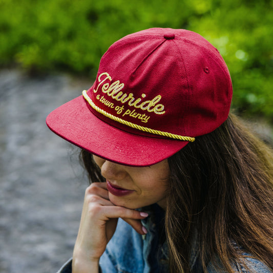Telluride of Plenty Canvas Hat - Red