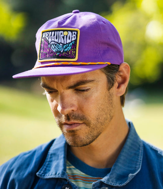 Telluride Sky Ripstop Cotton Hat- Purple