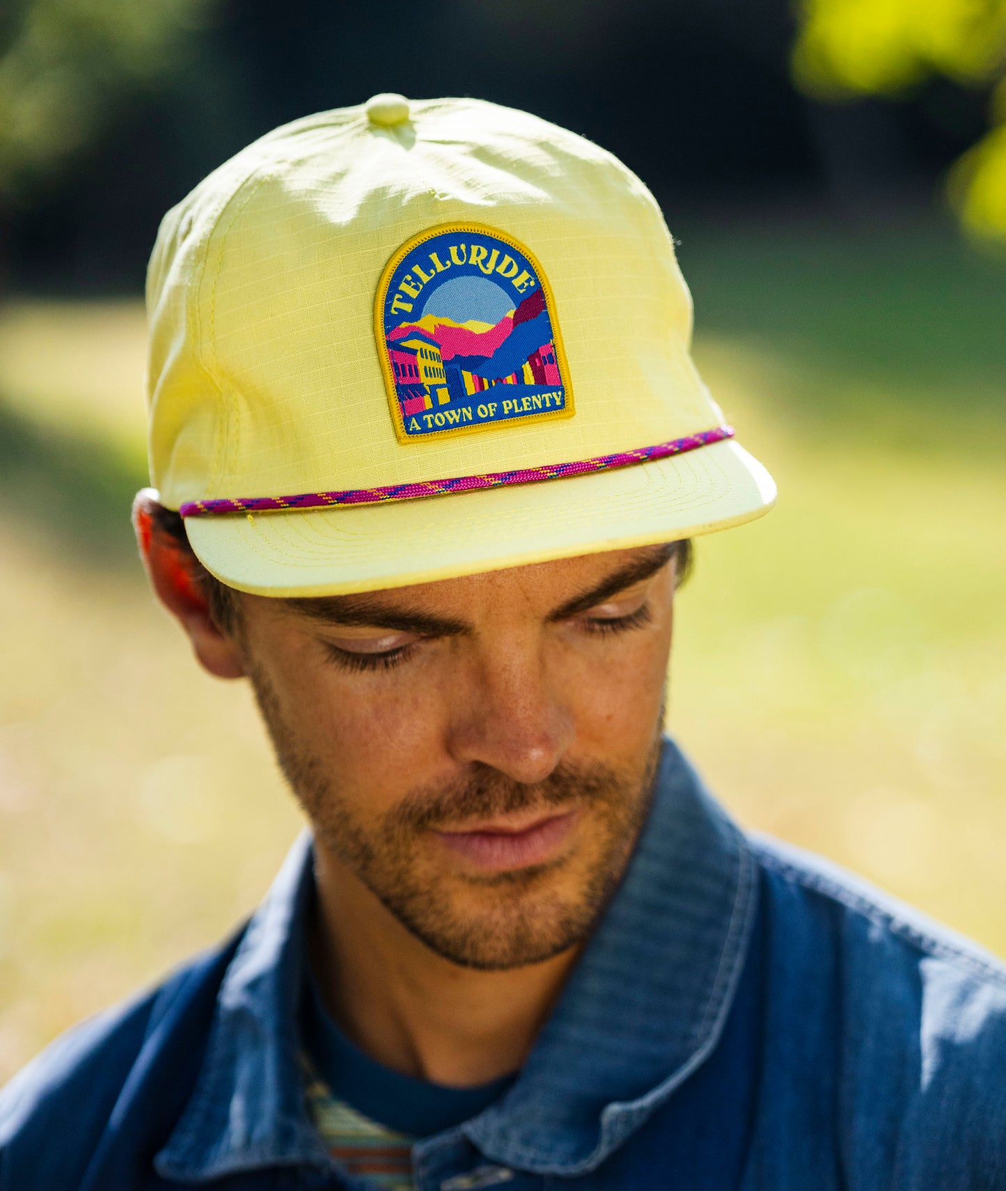 Telluride Alpenglow Ripstop Cotton Hat - Yellow