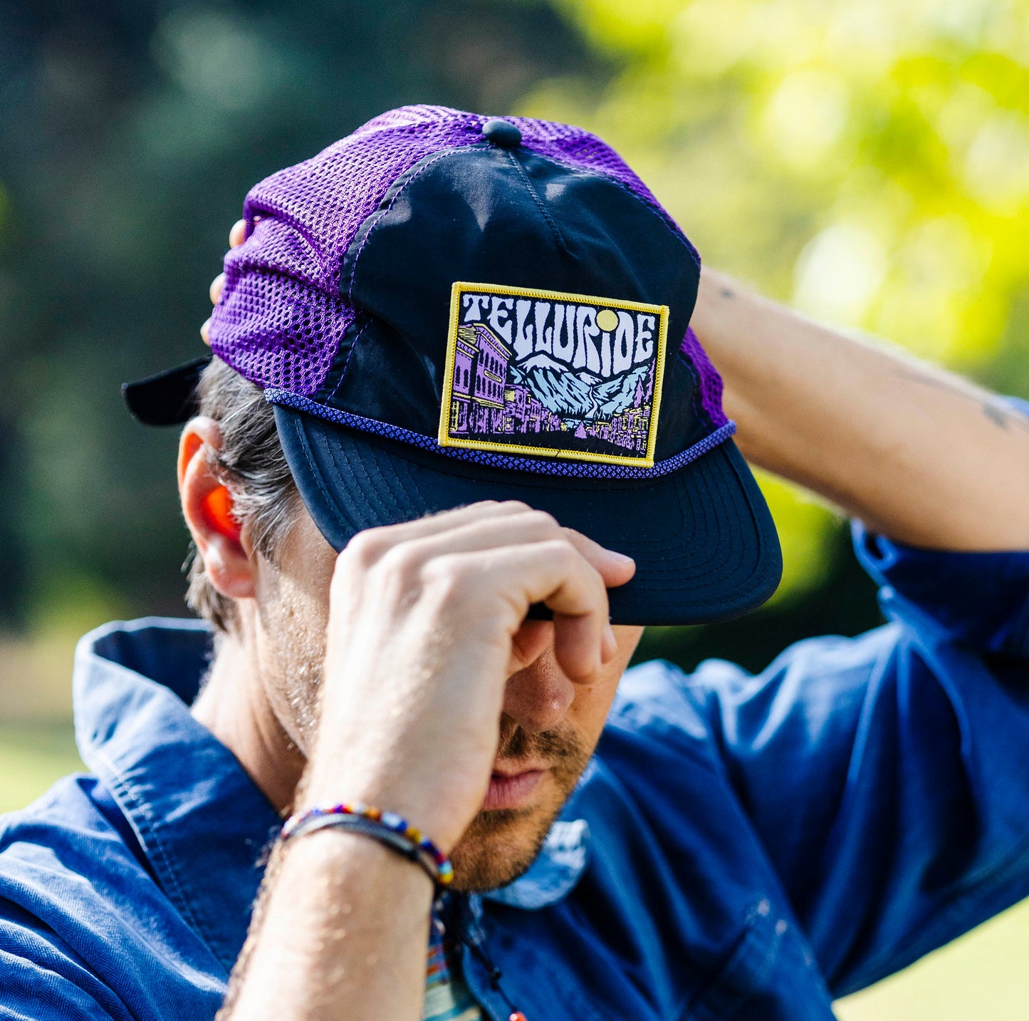 Telluride Sky Running Hat - Purple