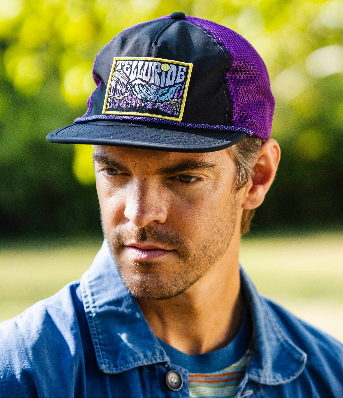 Telluride Sky Running Hat - Purple