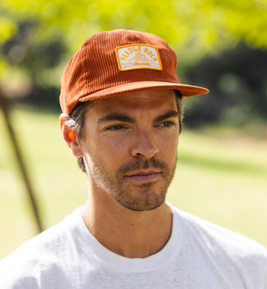 Needle Rock Threads Corduroy Hat - Orange