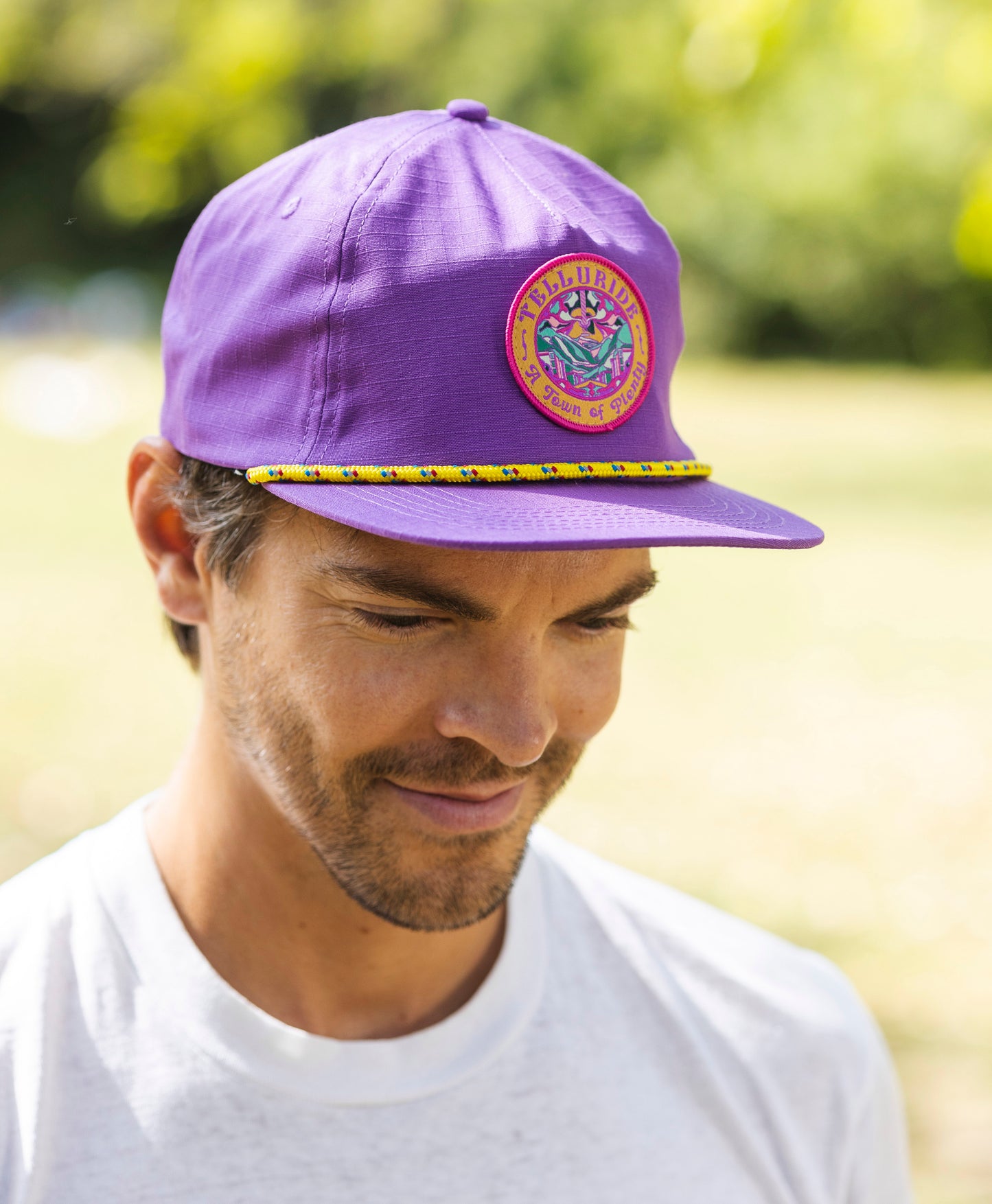 Telluride Town of Plenty Ripstop Cotton Hat - Purple