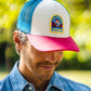 Telluride Town Red White Blue Trucker Hat