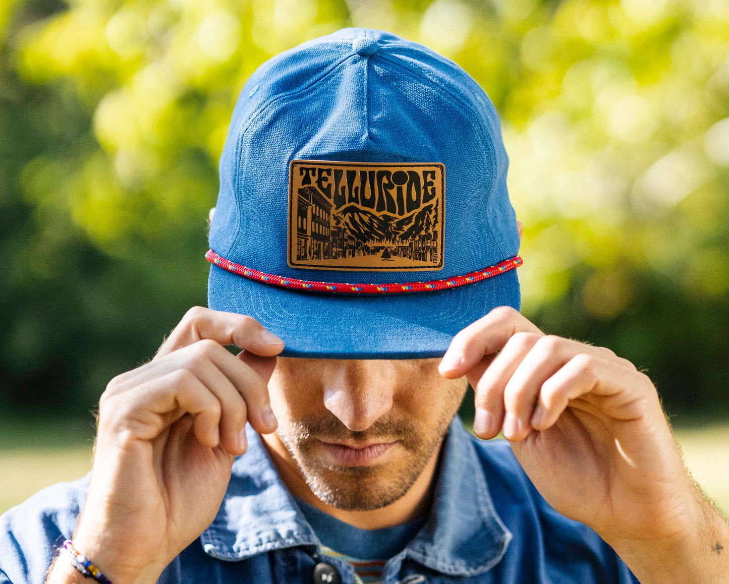 Telluride Sky Canvas Hat - Denim Blue