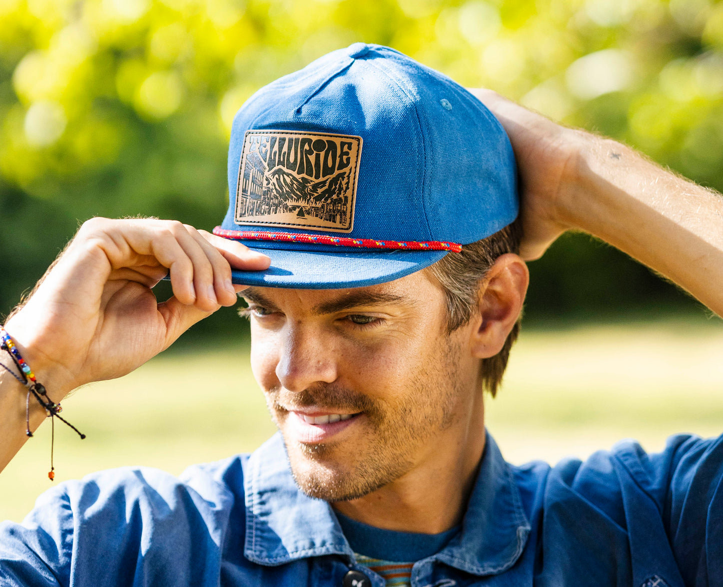 Telluride Sky Canvas Hat - Denim Blue