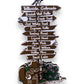 Telluride Colorado Landmark Sign Wood Magnet