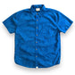 Bluegrass Topography Button Down Shirt Blue