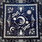 Telluride Cowboy Moon Bandana - Navy