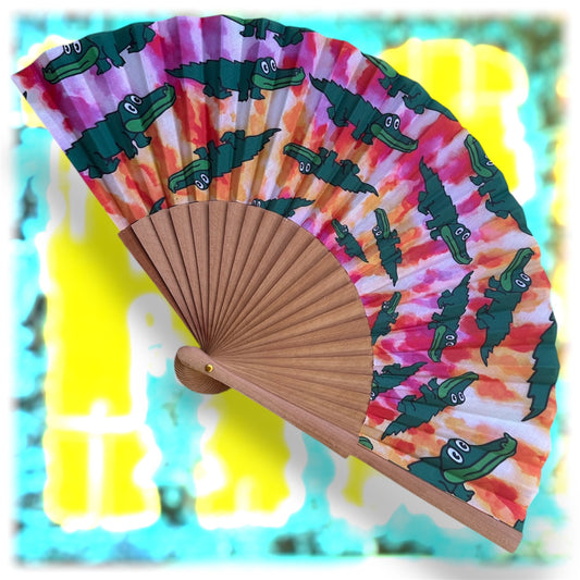King Gizzard Lizard Hand Fan