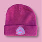 Needle Rock Threads Beanie Hat- Mauve Pink