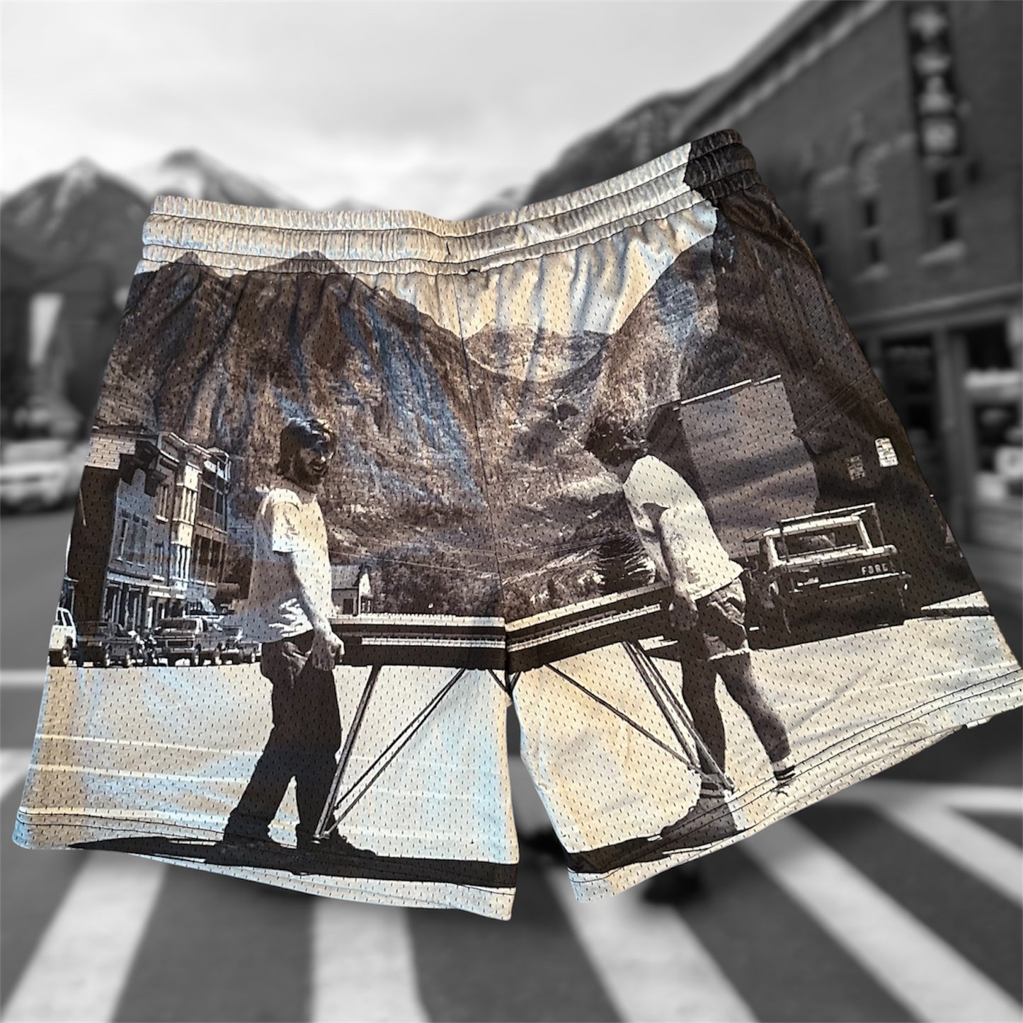 Telluride Colorado 88 Mesh Gym Shorts