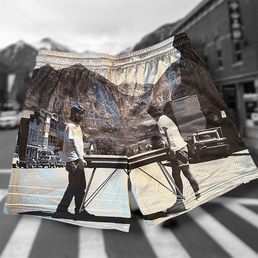 Telluride Colorado 88 Mesh Gym Shorts
