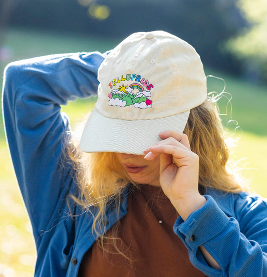 Telluride TelluPride Gay Pride Hat - White