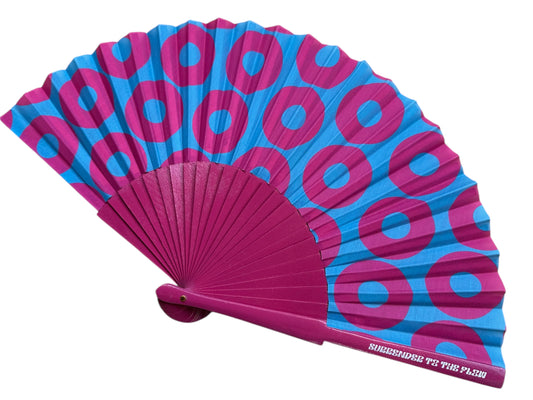 Fishman Donut Hand Fan Pink