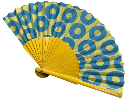 Fishman Donut Hand Fan Yellow