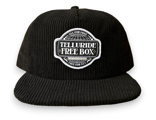 Telluride Free Box Corduroy Hat - Black
