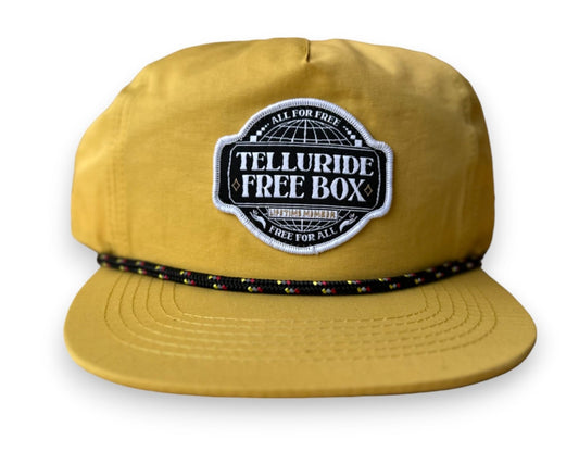 Telluride Free Box Nylon Hat - Gold