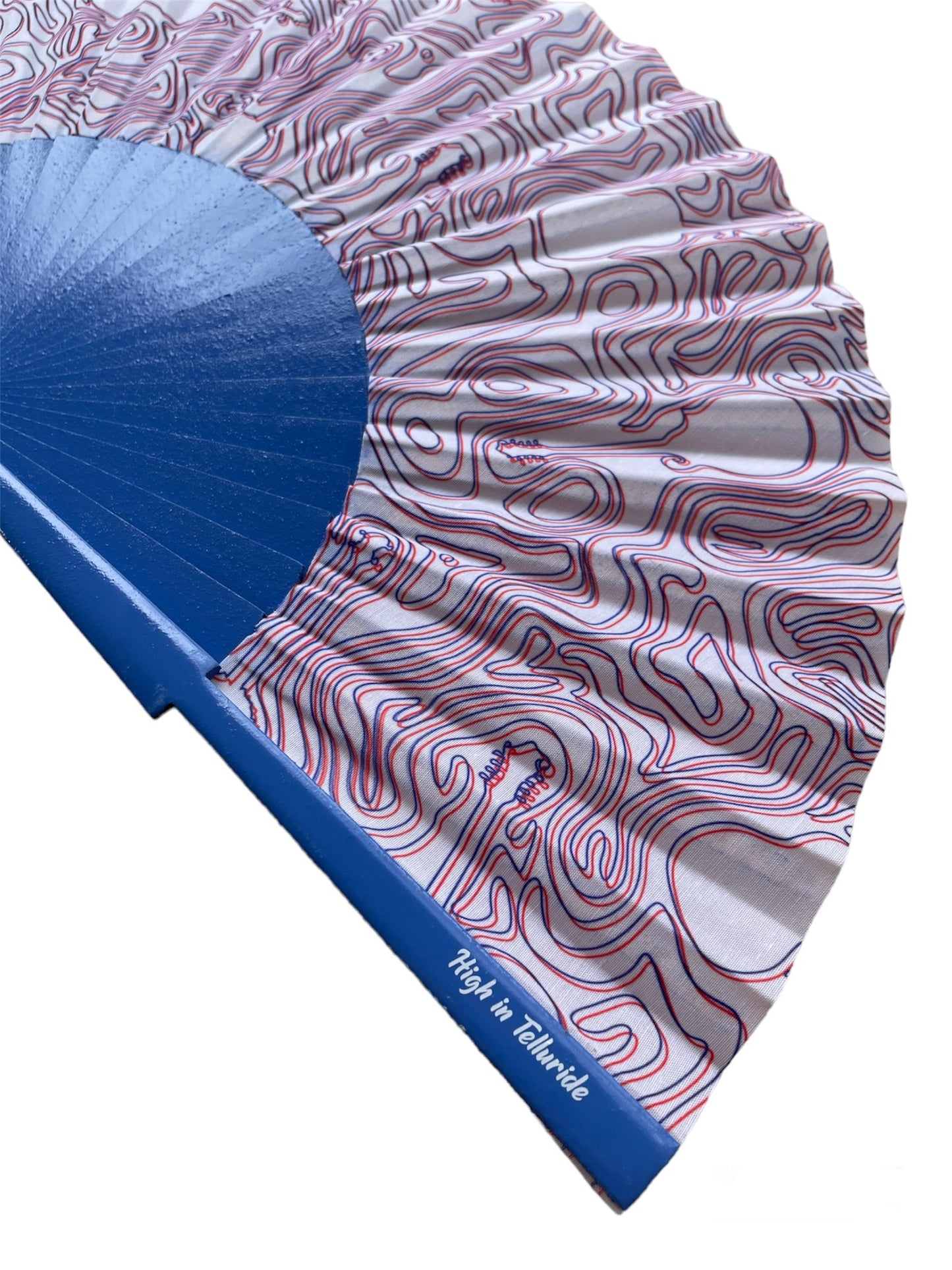 Bluegrass Topography Hand Fan 3D